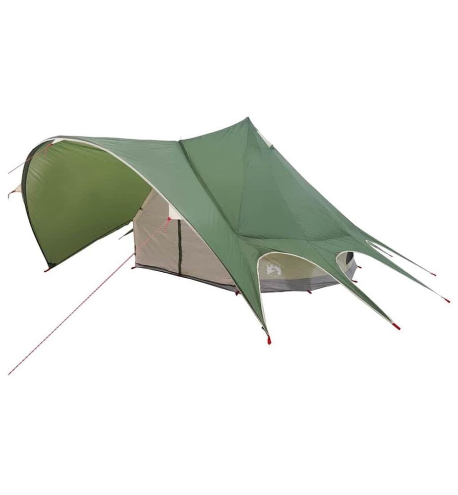 Tente Teepee 3 personnes Vert et gris 312 x 312 x 197 cm