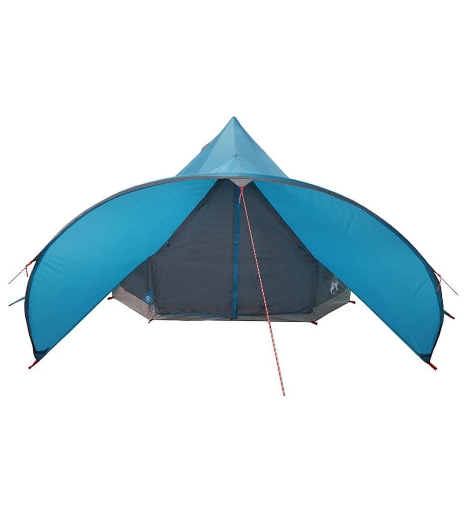 Tente Teepee 3 personnes Bleu et gris 312 x 312 x 197 cm