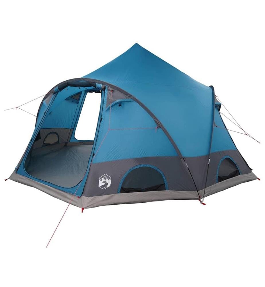 Dome Zelt für 4 Personen mit Dach Blau 505 x 450 x 248 cm
