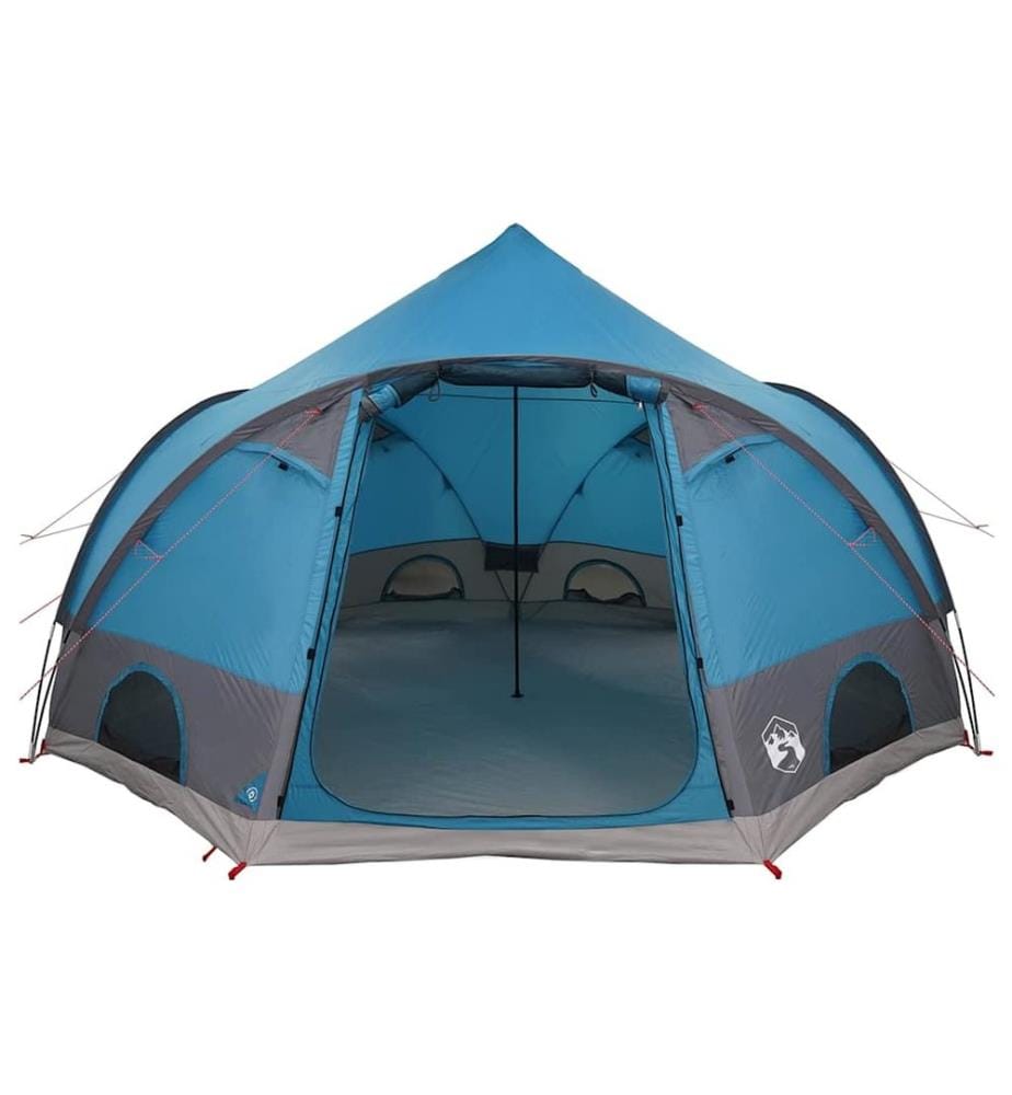 Dome Zelt für 4 Personen mit Dach Blau 505 x 450 x 248 cm