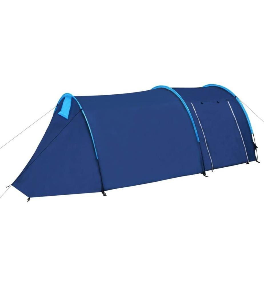 Campingzelt 4 Personen Marineblau / Hellblau