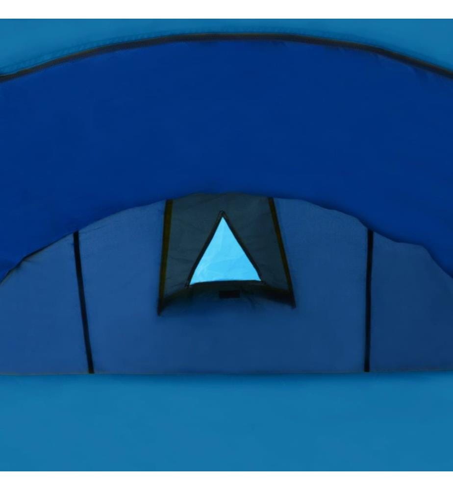 Campingzelt 4 Personen Marineblau / Hellblau