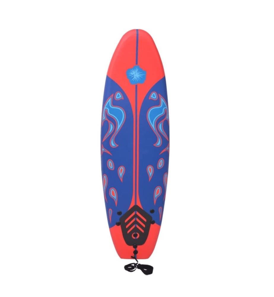Surfboard Blau und Rot 170 cm