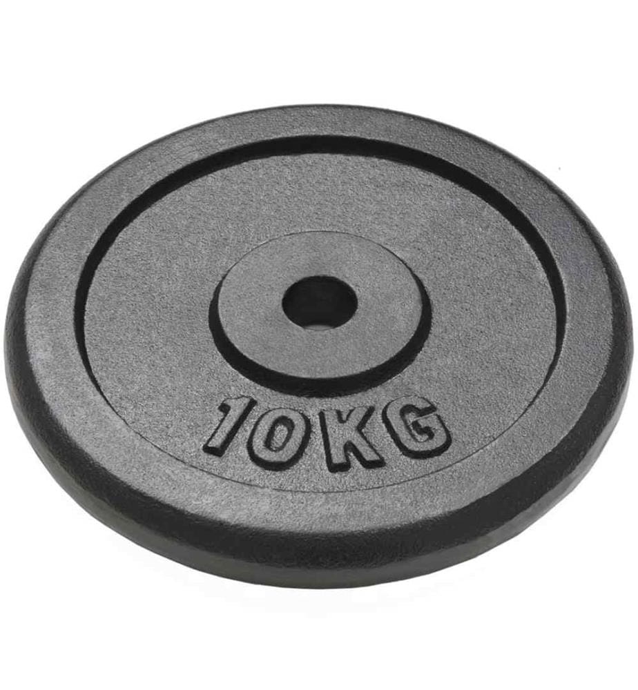 Plaque de poids 2 pcs 2x10 kg Fonte