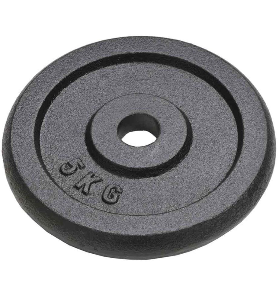 Plaque de poids 4 pcs 2 x 10 kg + 2 x 5 kg Fonte