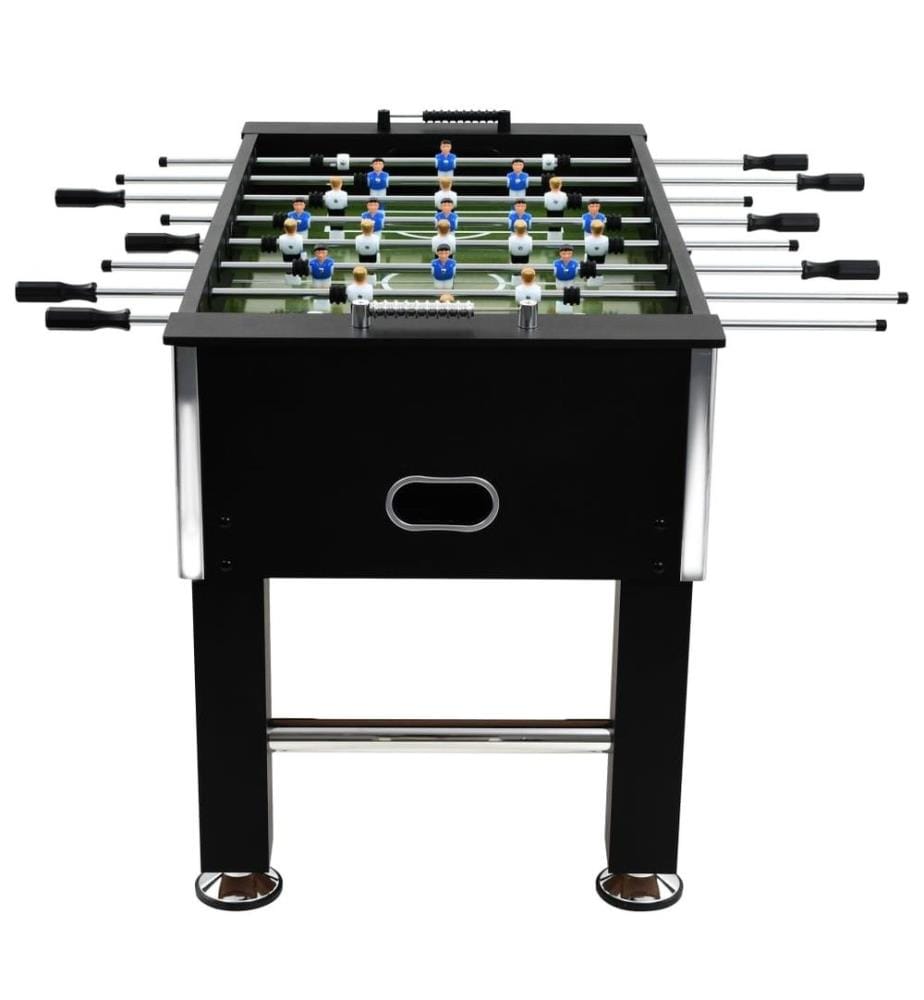 Table de football Acier 60 kg 140 x 74,5 x 87,5 cm Noir