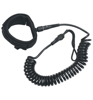 SUP-Sicherheitsleine Schwarz 10 Zoll/25,4 cm