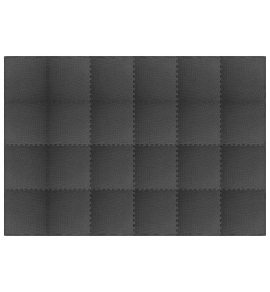 Tapis de sol 24 pcs 8,64? Mousse EVA Noir
