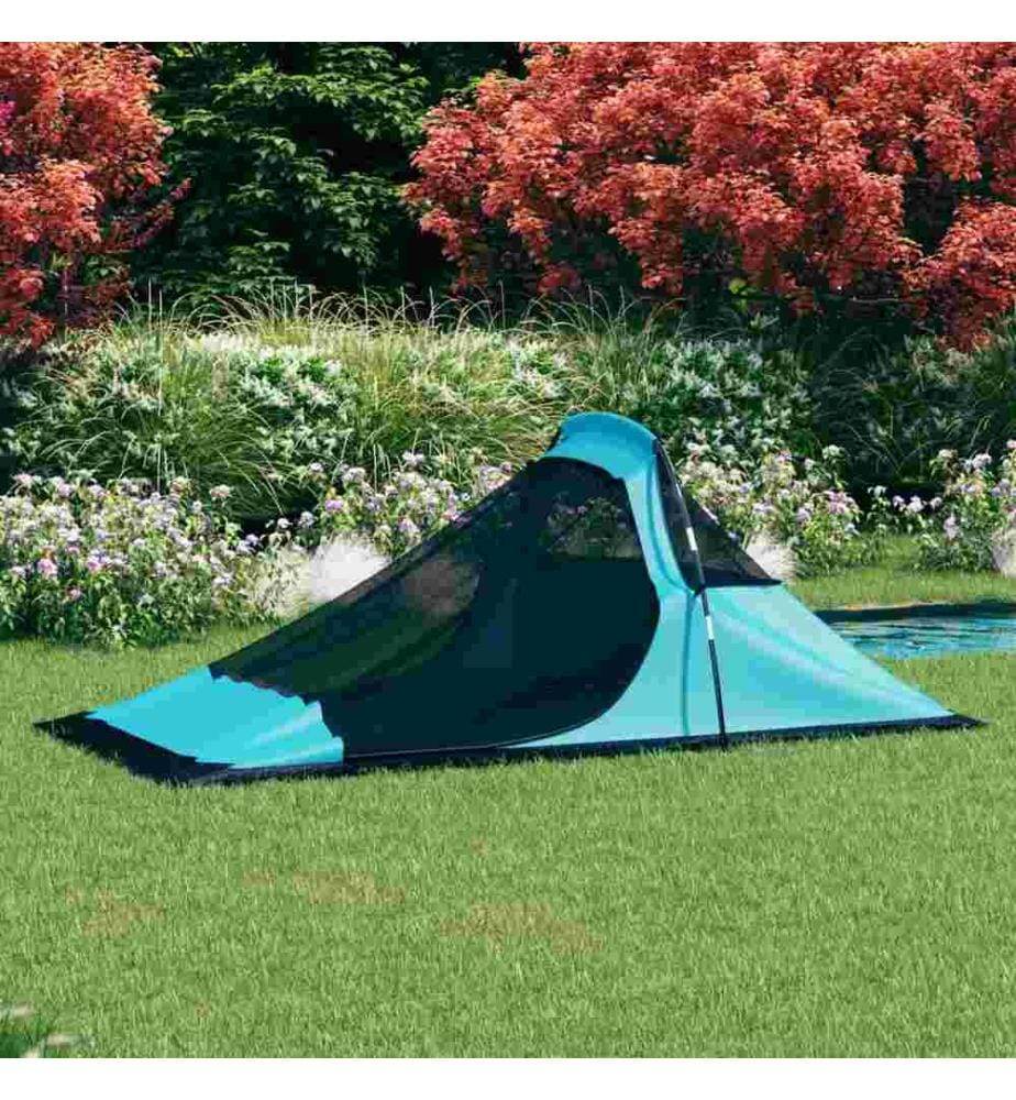 Campingzelt 317x240x100 cm Blau