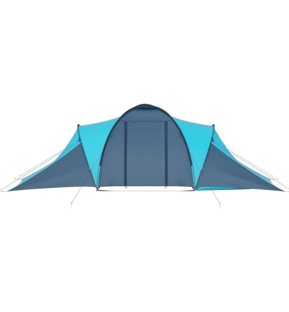 Campingzelt 6 Personen Blau und Hellblau