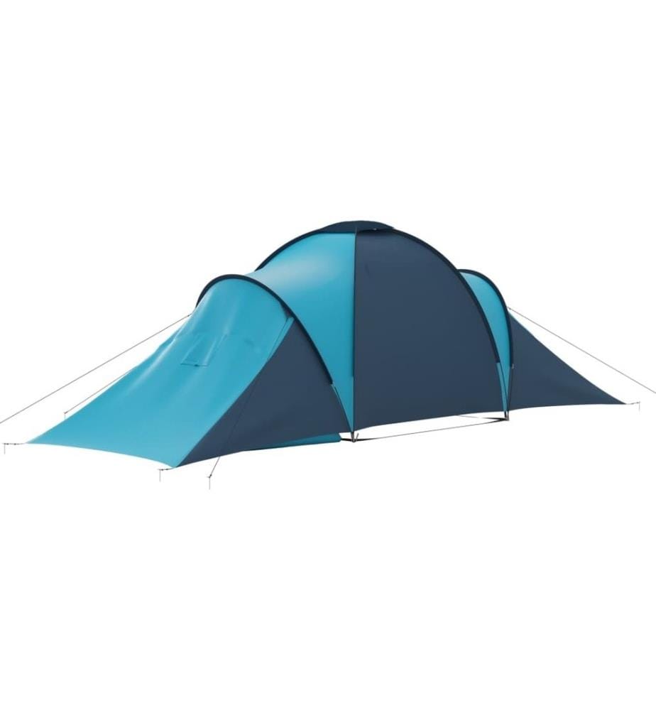 Campingzelt 6 Personen Blau und Hellblau