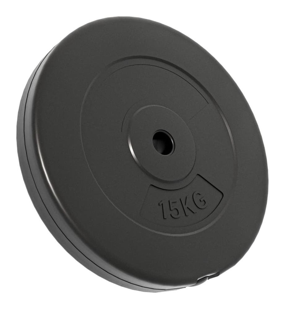 Plaques de poids 2 pcs 30 kg Béton