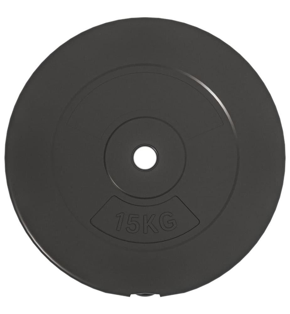 Plaques de poids 2 pcs 30 kg Béton