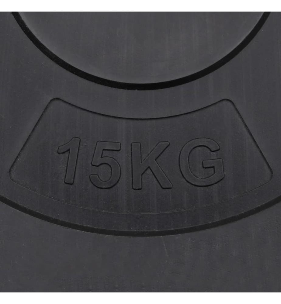Plaques de poids 2 pcs 30 kg Béton