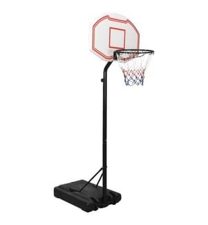 Basketballständer Weiss 237-307 cm Polyethylen