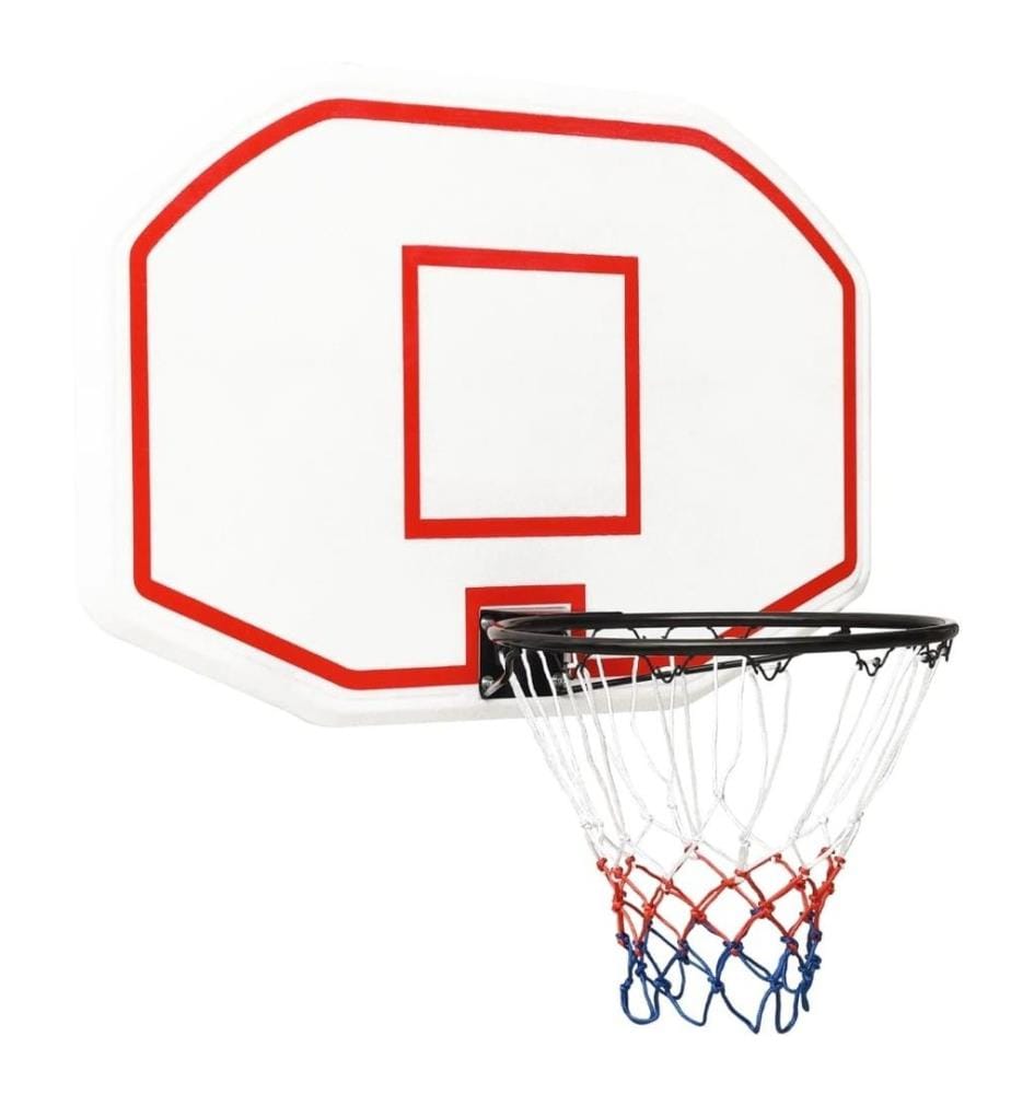 Basketballkorb Weiss 109x71x3 cm Polyethylen