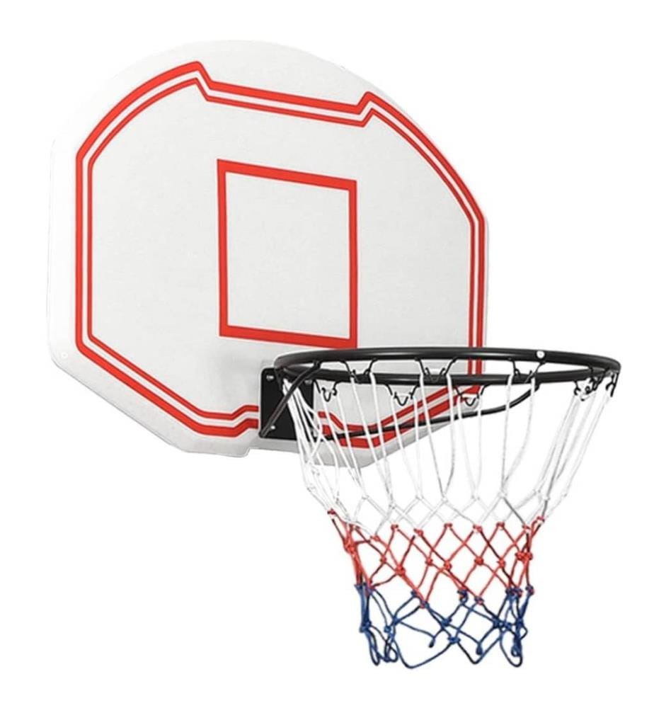 Basketballkorb Weiss 90x60x2 cm Polyethylen