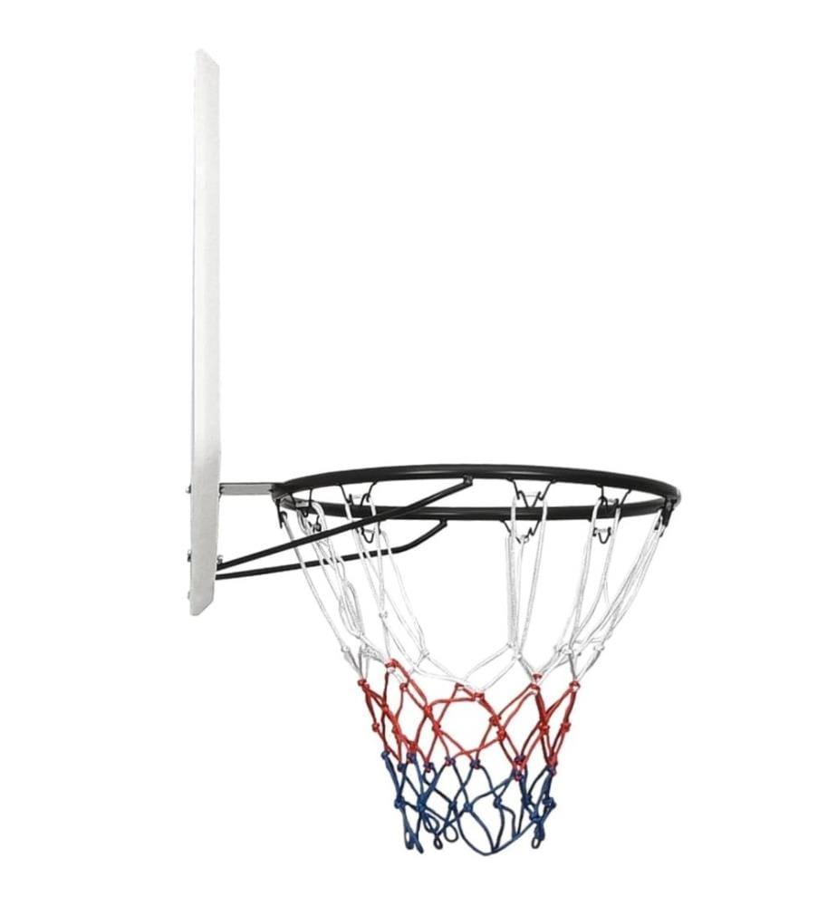Basketballkorb Weiss 90x60x2 cm Polyethylen