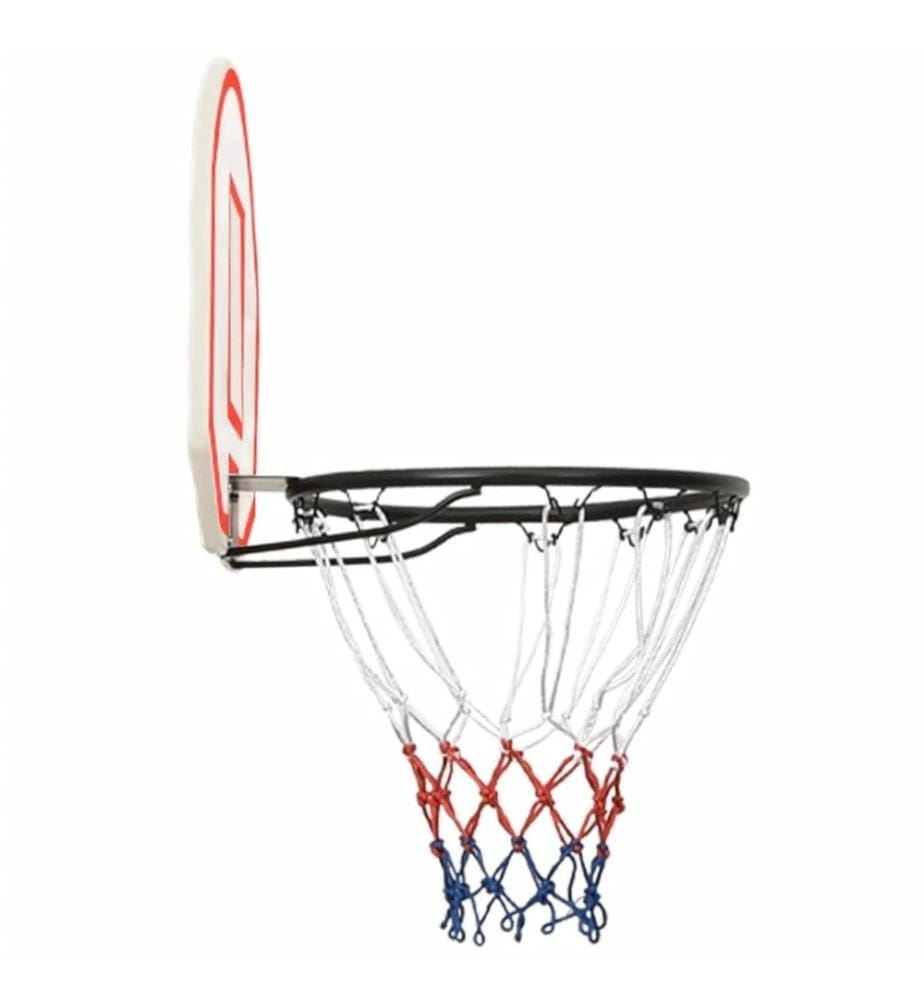 Basketballkorb Weiss 71x45x2 cm Polyethylen