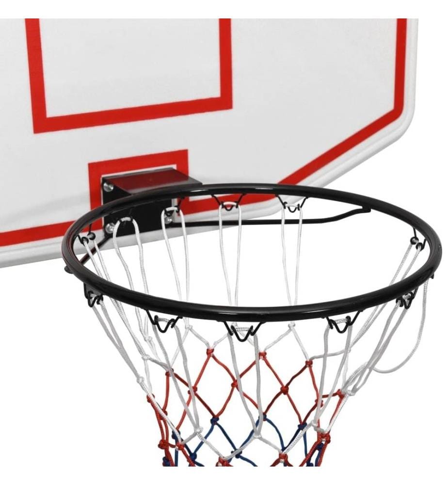 Basketballkorb Weiss 71x45x2 cm Polyethylen