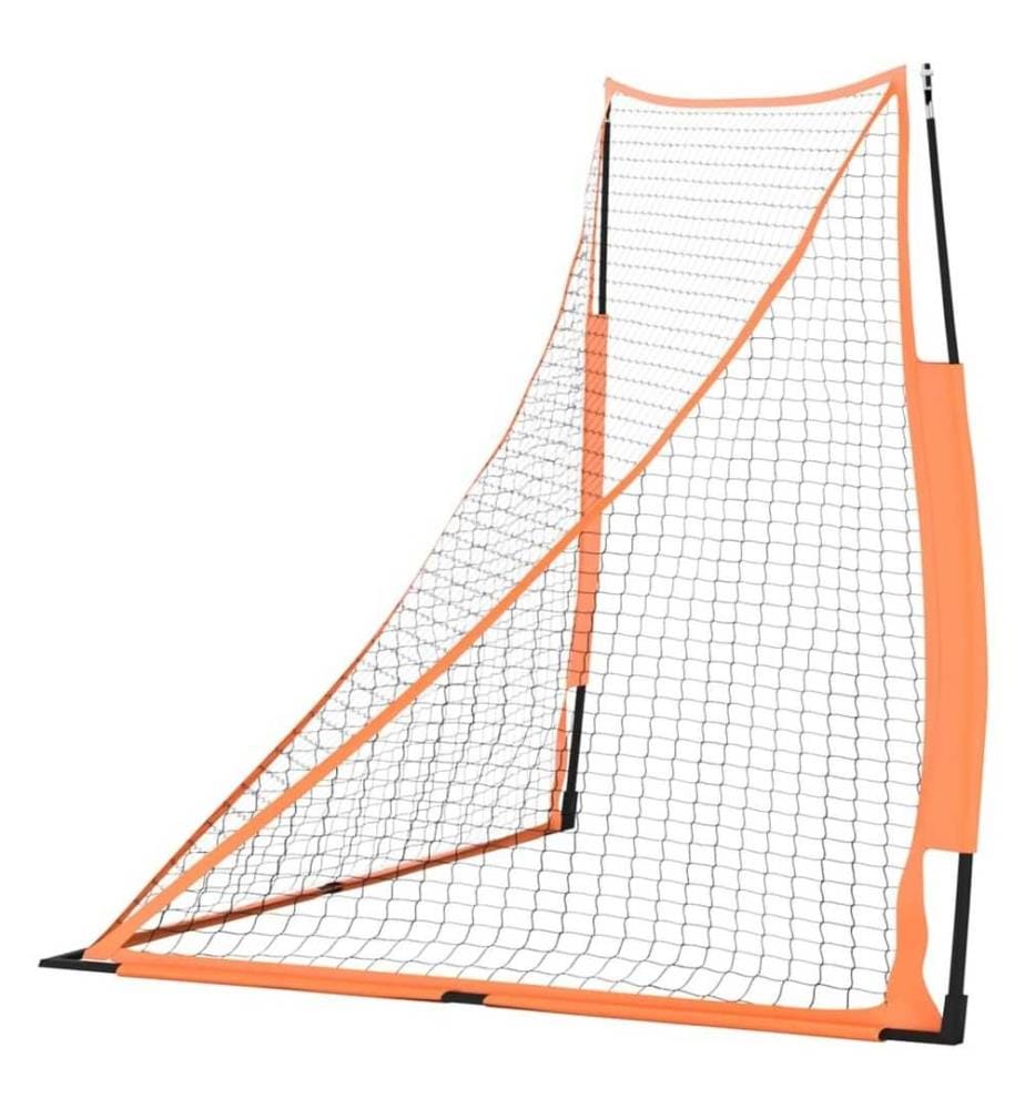 Baseball-Netz Tragbar Orange Schwarz 183x182x183 cm Stahl