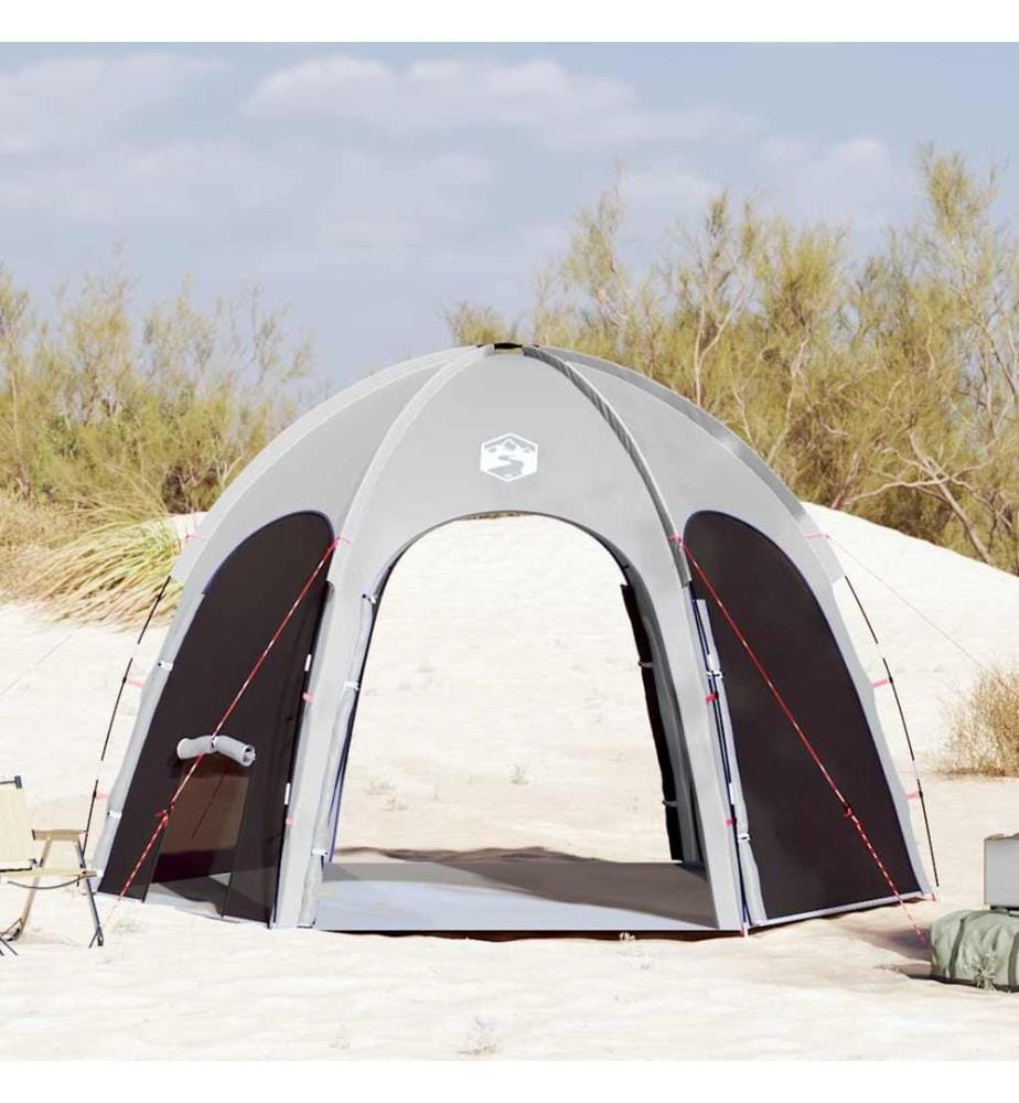Tenda da piscina con tetto con event grigio 366 x 305 x 231 cm