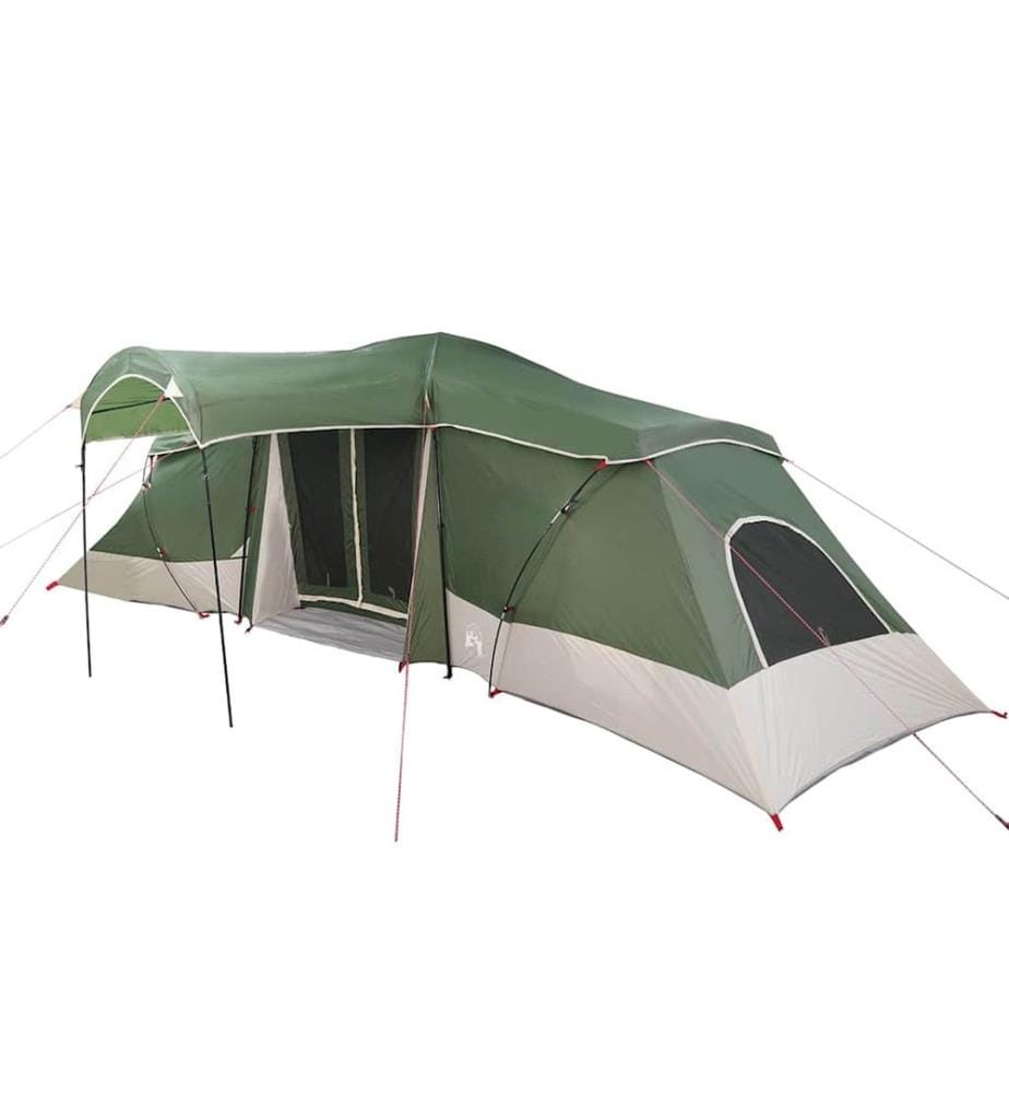Tenda familiare con tetto verde e grigio 721 x 335 x 212 cm