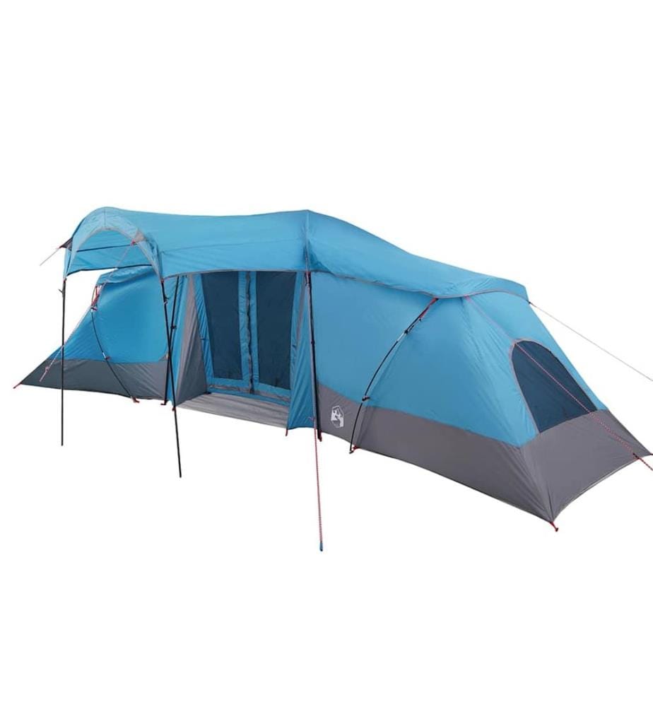 Tenda familiare con tetto blu e grigio 721 x 335 x 212 cm