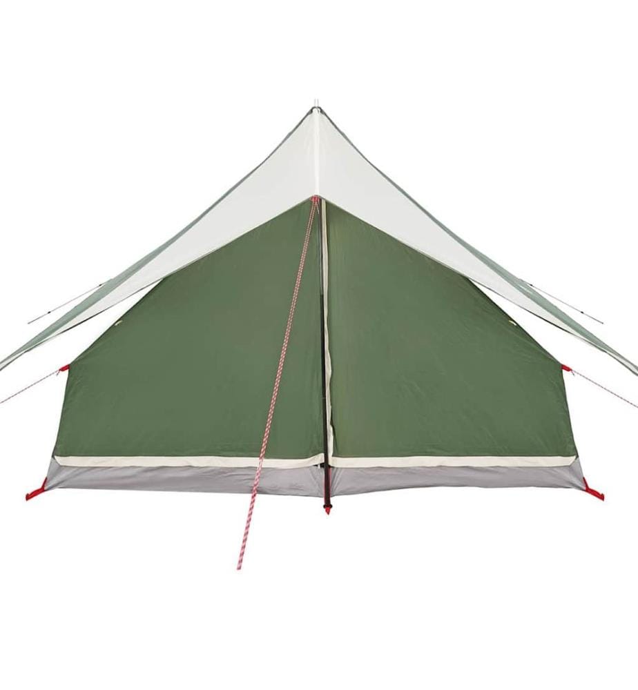 Tenda familiare con tetto verde e bianco 315 x 286 x 200 cm