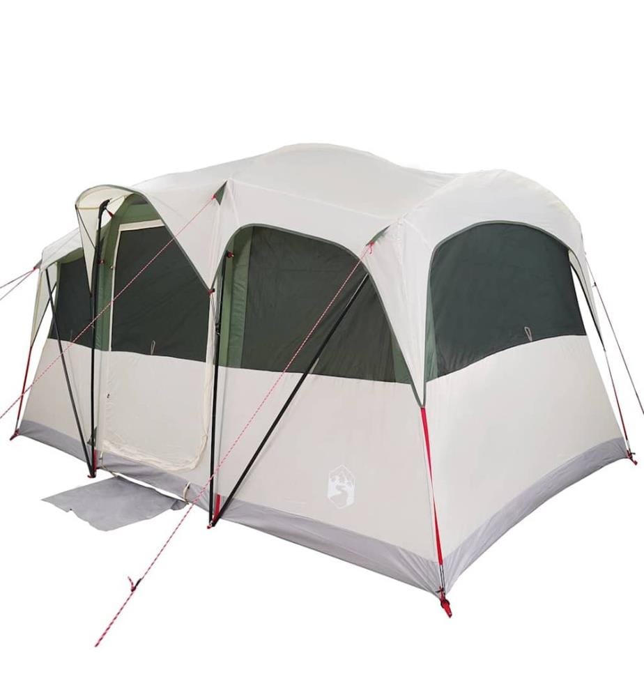 Tenda familiare con tetto bianco e verde 435 x 255 x 216 cm