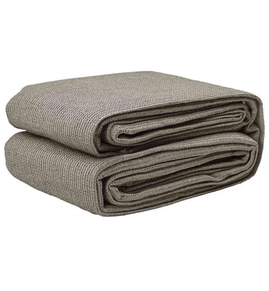 Tapis de tente Gris clair 400 x 250 cm Polyéthylène