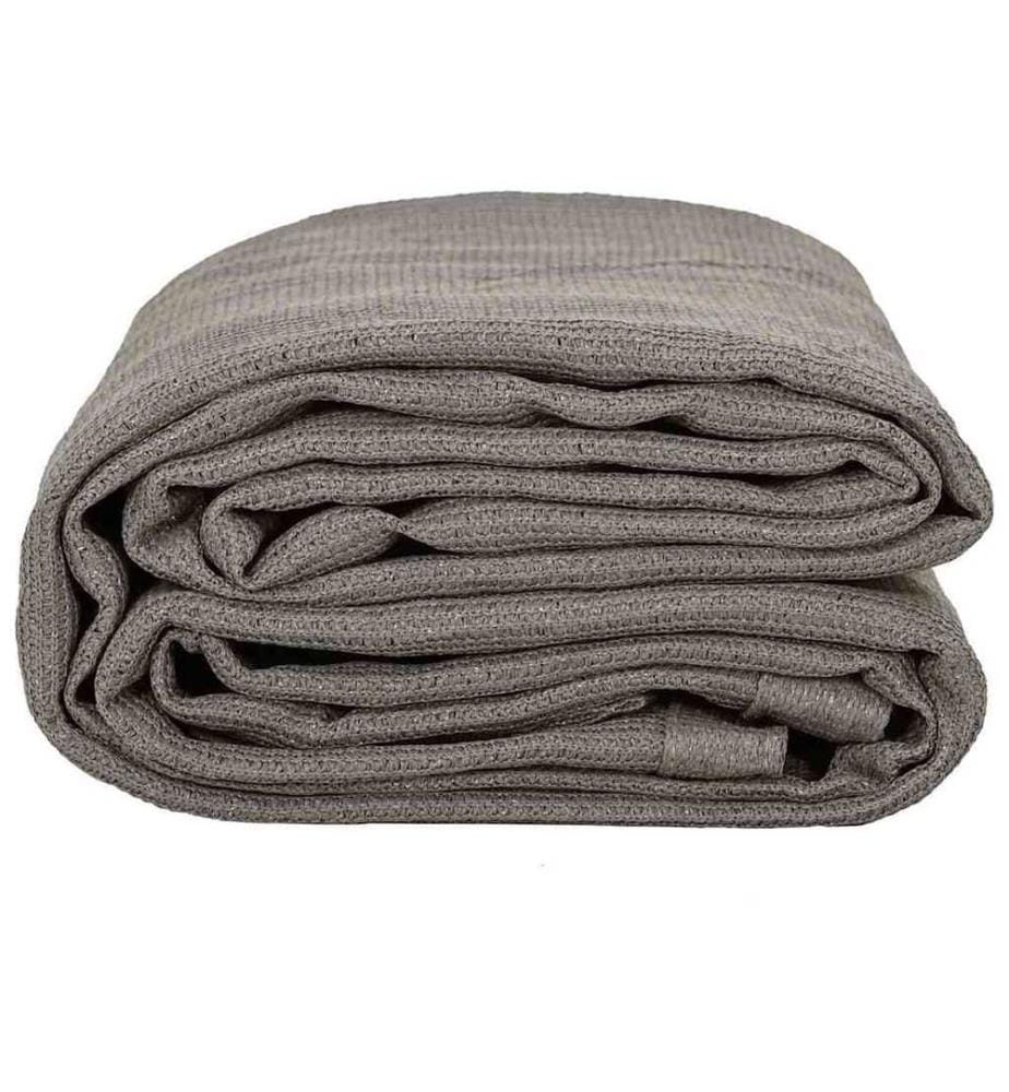 Tapis de tente Gris clair 800 x 400 cm Polyéthylène
