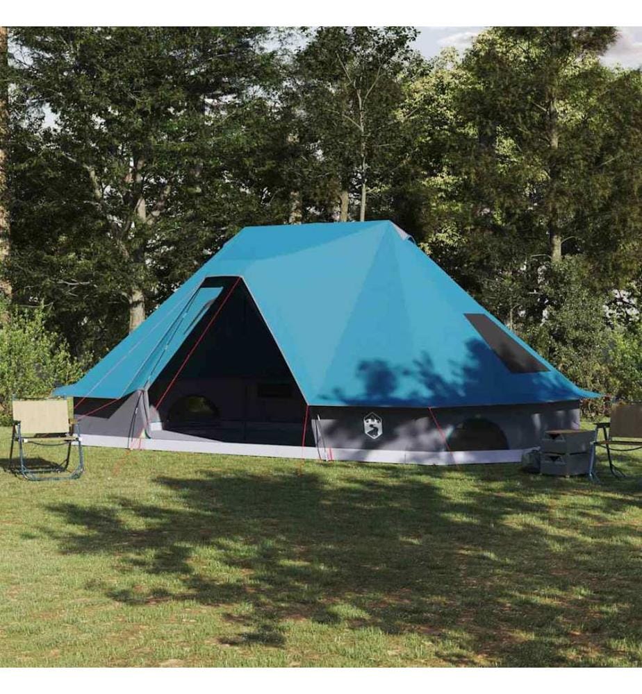 Tente Tipi avec toit Bleu 680 x 430 x 270 cm taffetas