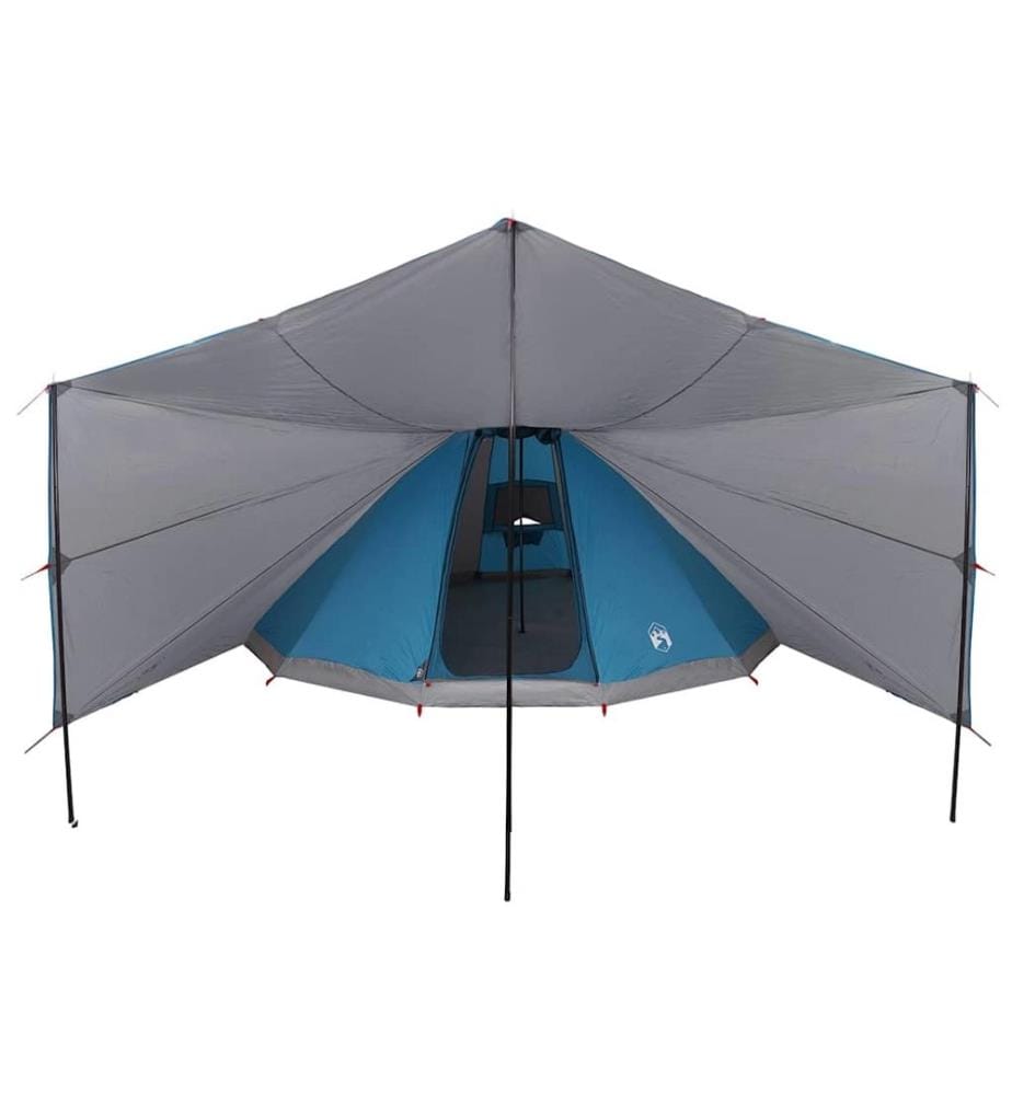 Tipi Zelt mit Dach mit Speicher Blau 510 x 690 x 330 cm Taft