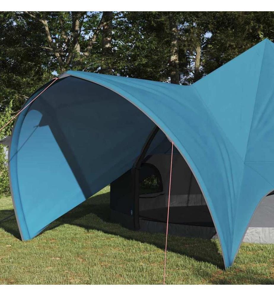 Teepee Zelt für 5 Personen Blau und Grau 415 x 415 x 247 cm