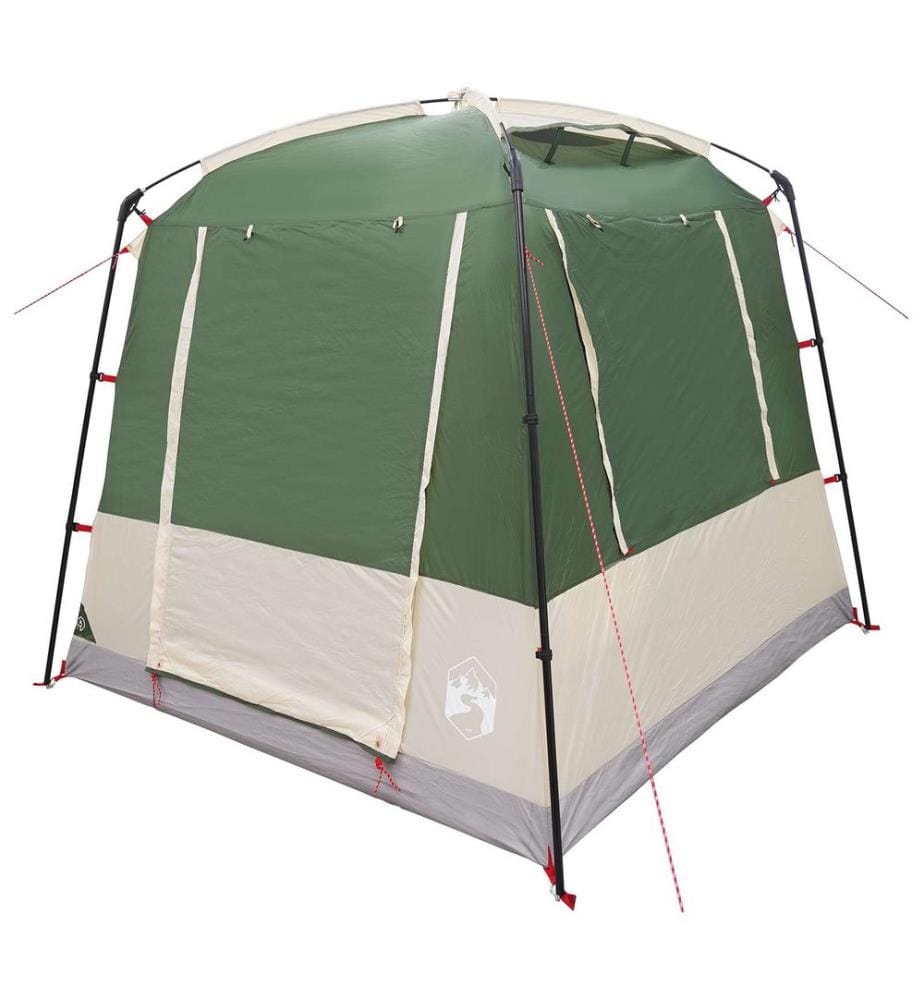 Party-Zelt Grün 4-Personen 185T Polyester mit PU-Beschichtung