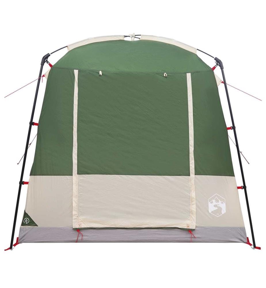 Party-Zelt Grün 4-Personen 185T Polyester mit PU-Beschichtung