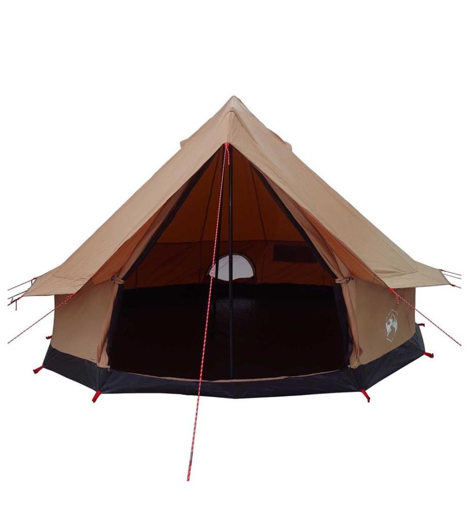 Tente familiale Marron 6 personnes Polycoton