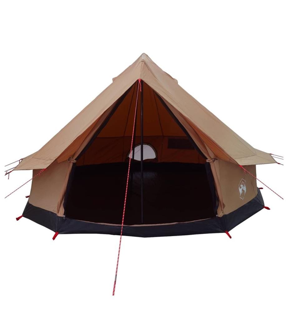 Tente familiale Marron 8 personnes Polycoton