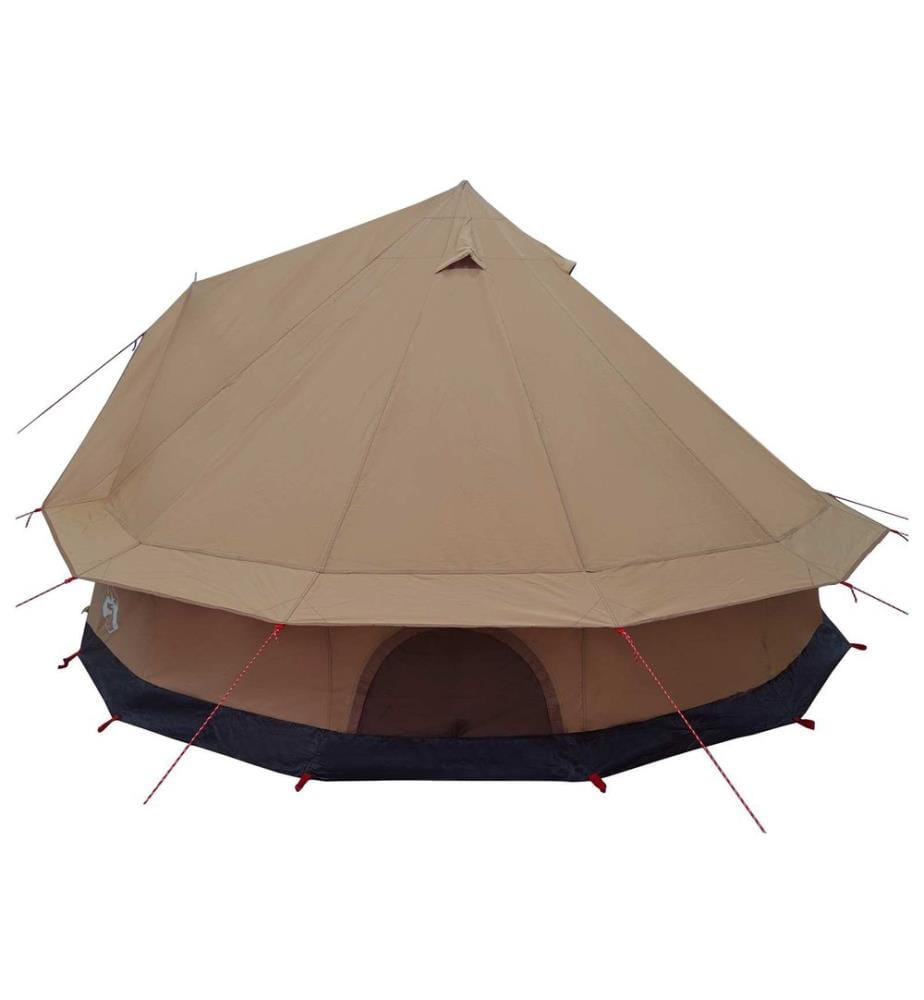 Tente familiale Marron 8 personnes Polycoton