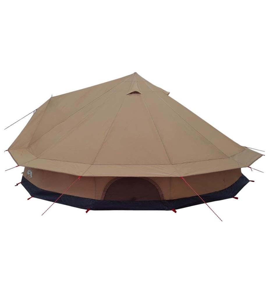 Tente familiale Marron 12-Personnes Polycoton