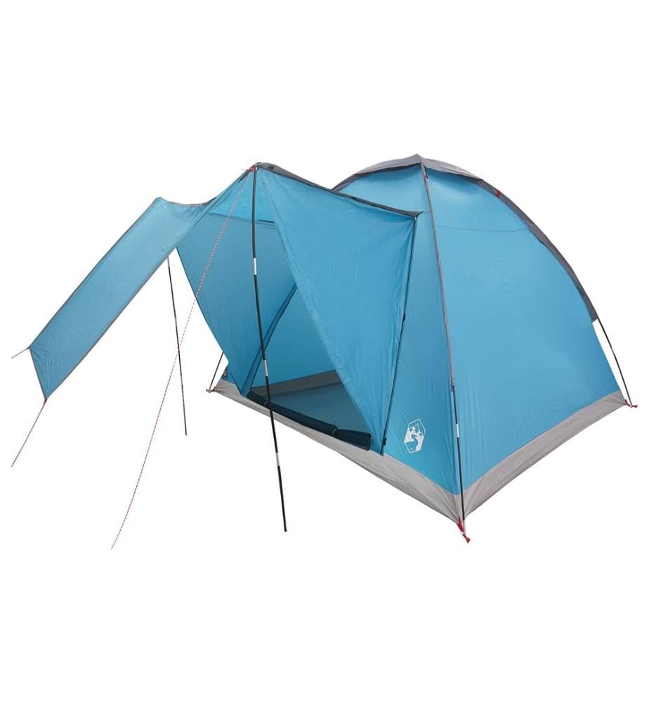 Campingzelt mit Dach Blau 2-Personen Polyester und Stahl