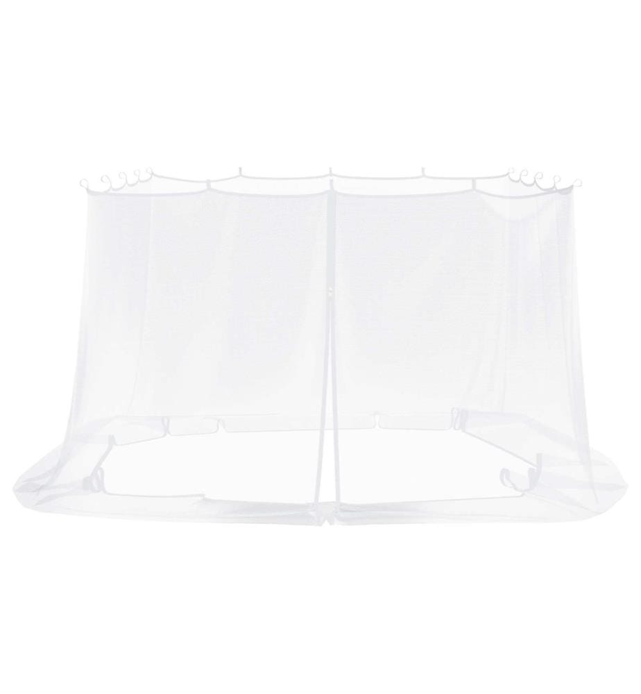 Moskito-Netz für Pavillon 220 Mesh Weiss 3,6 x 3,6 x 2 cm