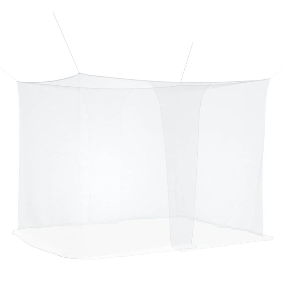 Filet anti-moustiques pour lit 156 mailles 3 pcs Blanc