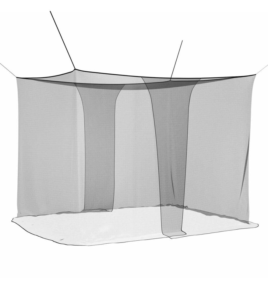 Filet anti-moustiques pour lit 156 mailles Noir Polyester