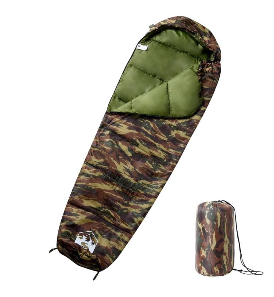 Mumienschlafsack für Erwachsene Camping 3 Jahreszeiten