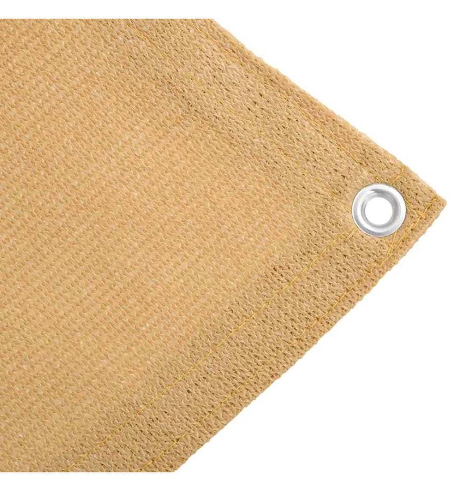 Zeltteppich Sandfarbe 250x400 cm HDPE