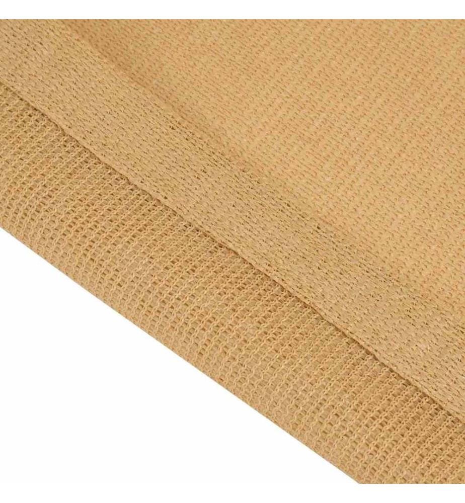 Zeltteppich Sandfarbe 250x400 cm HDPE