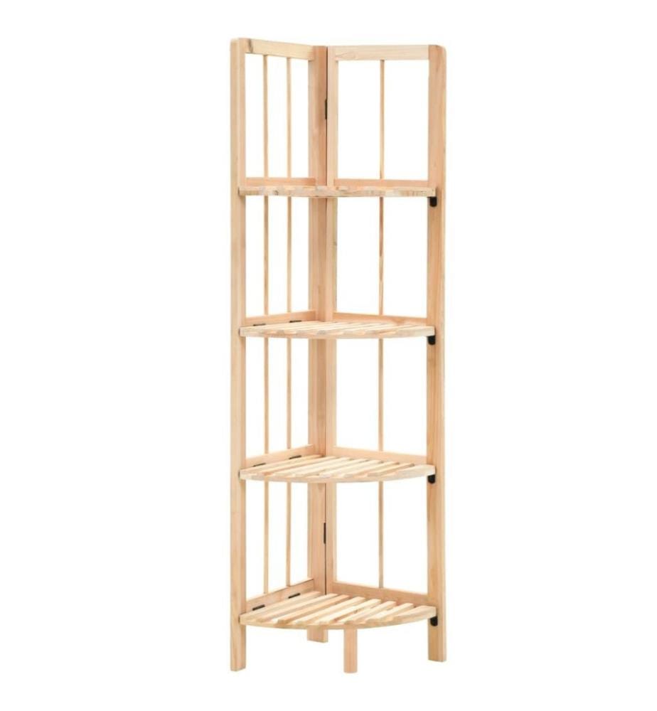 Étagère d'angle Bois de cèdre 27 x 27 x 110 cm