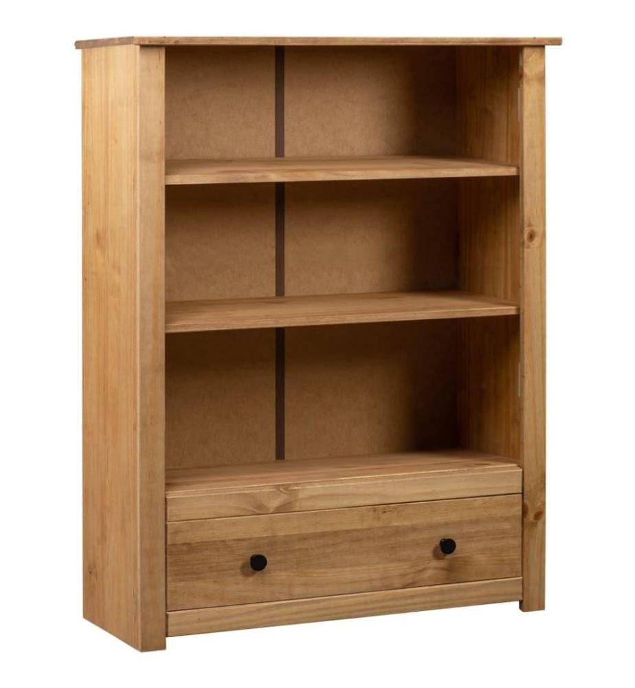 Bücherregal 80 x 35 x 110 cm Massivholz Panama-Kiefer
